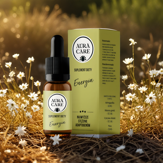 Energia AURA CARE - Moc 4 naturalnych składników - 10ml, około 300 kropli