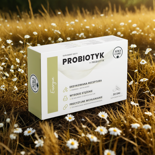 Energia AURA CARE - Probiotyk + prebiotyk - 30 kapsułek