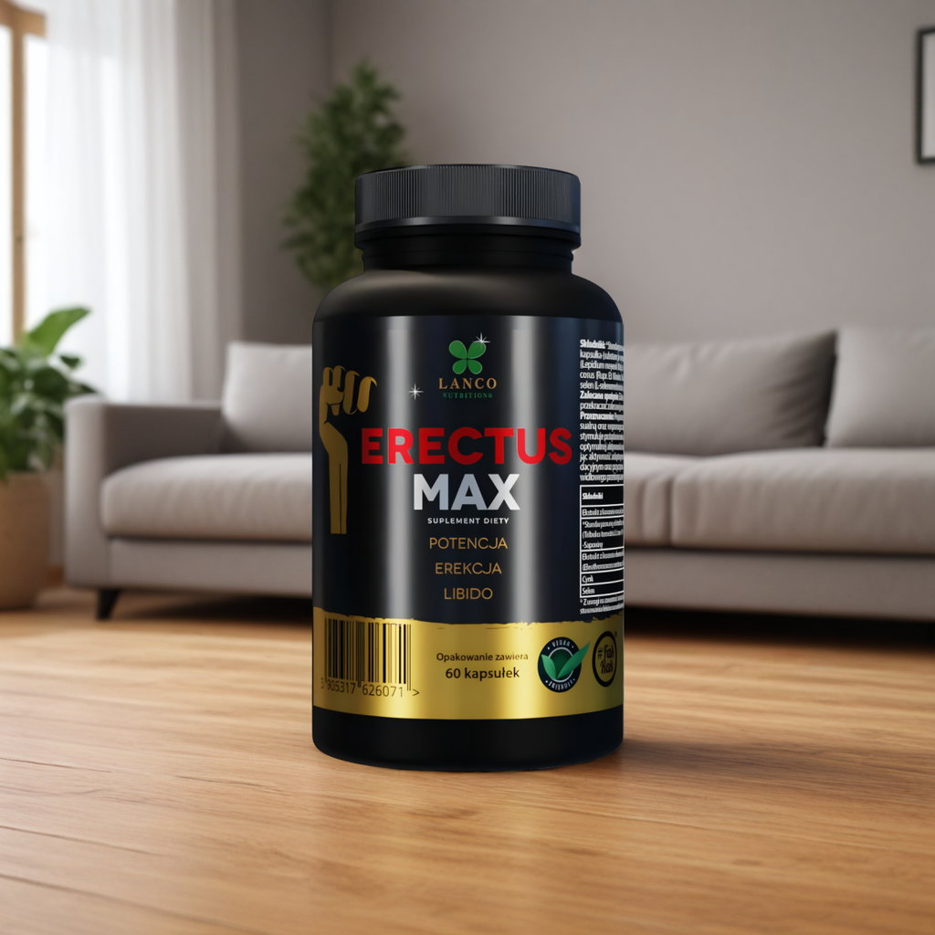ERECTUS MAX Lanco - Wsparcie dla mężczyzn - 60 kapsułek