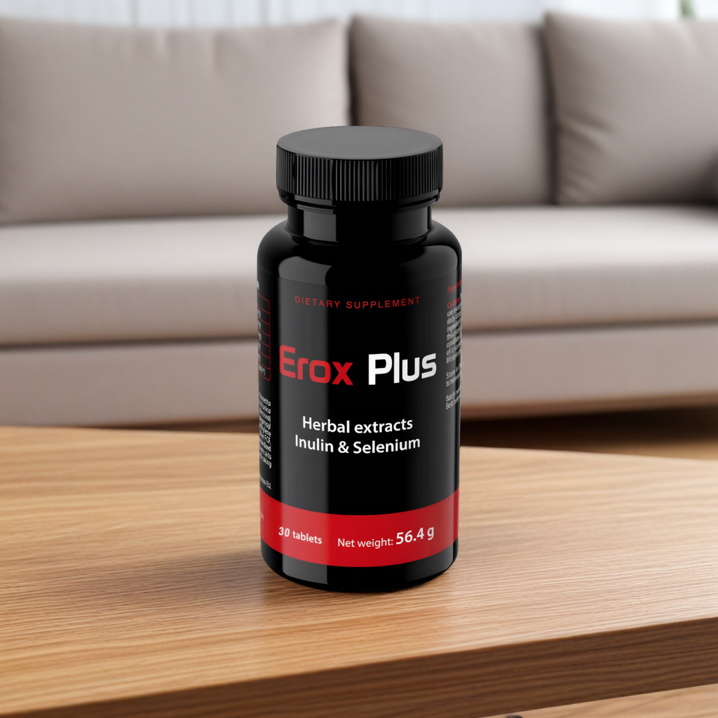 Erox plus NGS - Wsparcie funkcji seksualnych u Mężczyzn - 30 tabletek