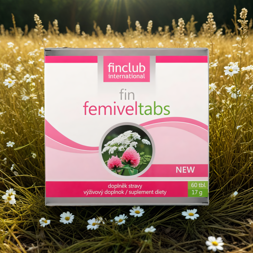Femiveltabs Finclub - Naturalne wsparcie w okresie menopauzy - 60 tabletek