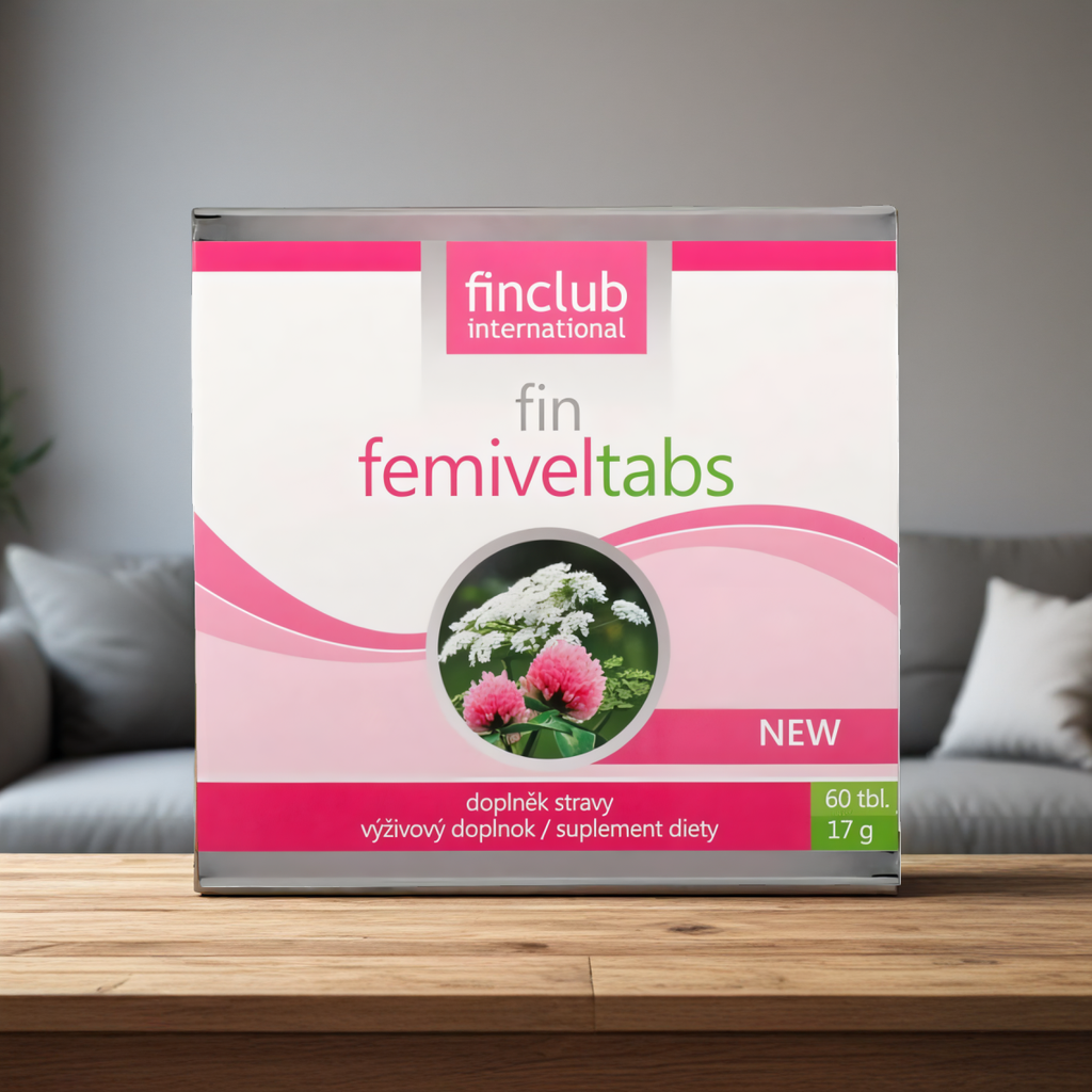 Femiveltabs Finclub - Naturalne wsparcie w okresie menopauzy - 60 tabletek