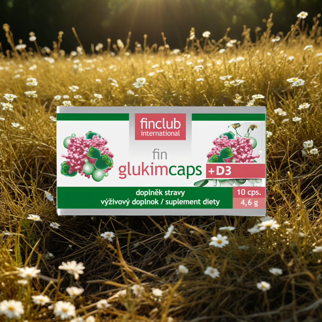 Glukimcaps+D3 Finclub - Beta-glukany i witamina D3 - 10 kapsułek