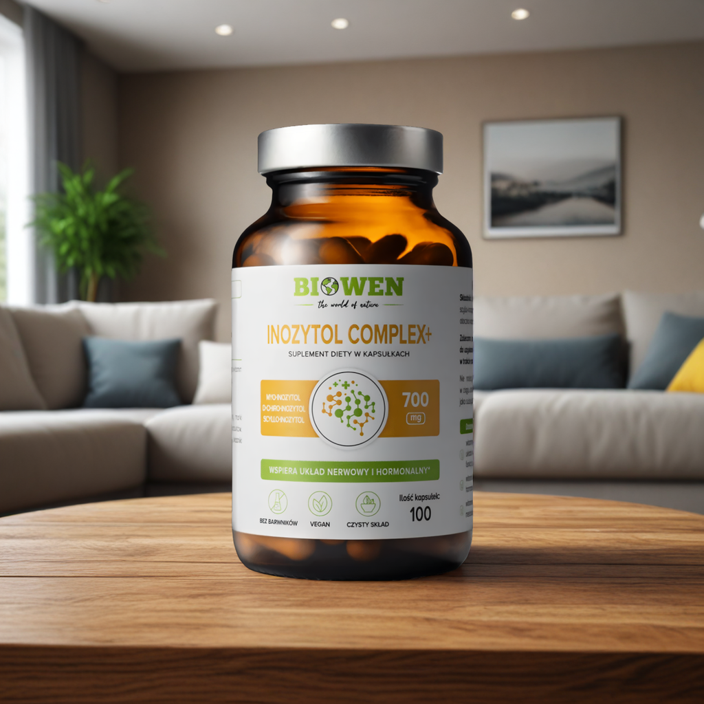 Inozytol Complex+ Biowen - Wsparcie układu nerwowego - 100 kapsułek