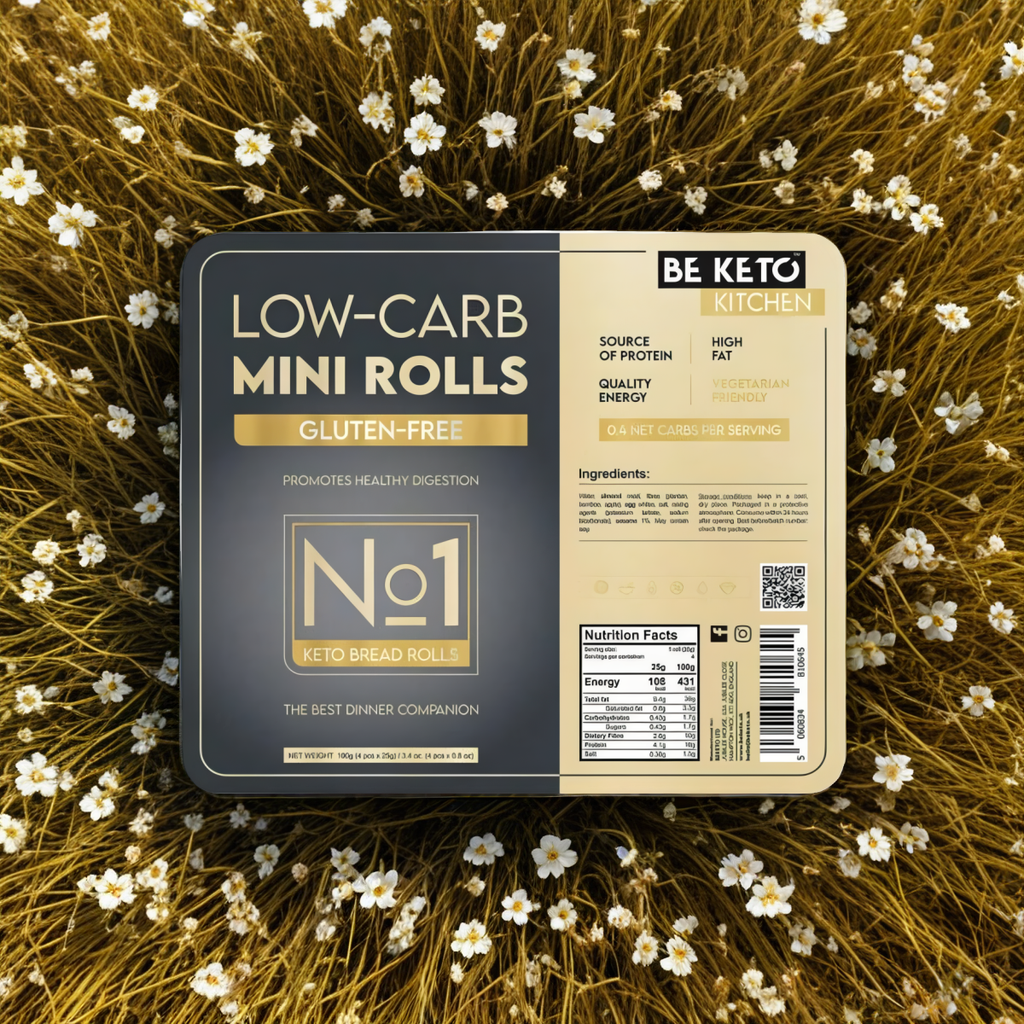 Keto Bułeczki Bezglutenowe BeKeto - Naturalne i niesamowicie smaczne - 100 g