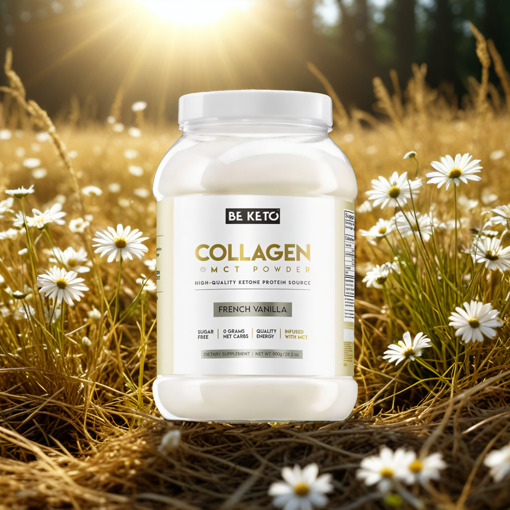Keto Kolagen z olejem MCT BeKeto - Francuska wanilia 800 g