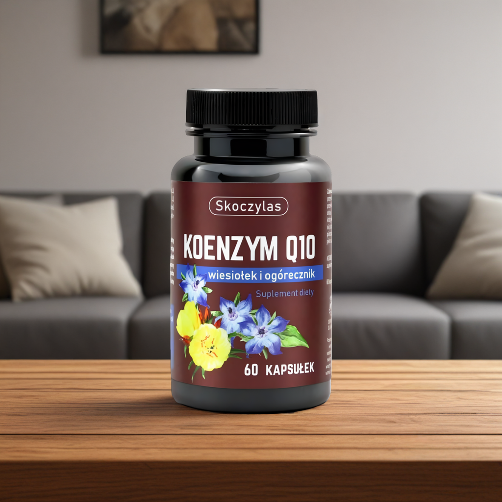 Koenzym Q10 wiesiołek i ogórecznik Skoczylas - 60 kapsułek