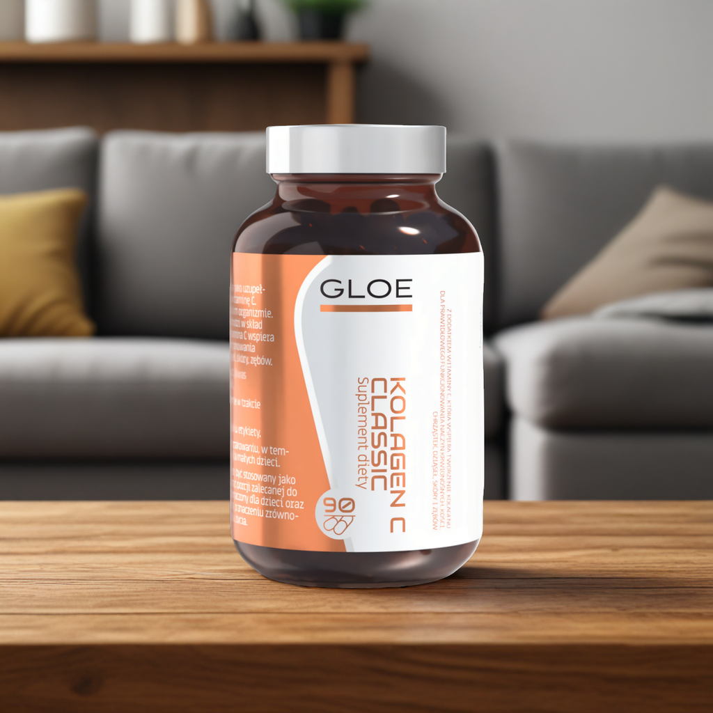 Kolagen C Classic Gloe - Uzupełninie kolagenu w organizmie - 90 kapsułek