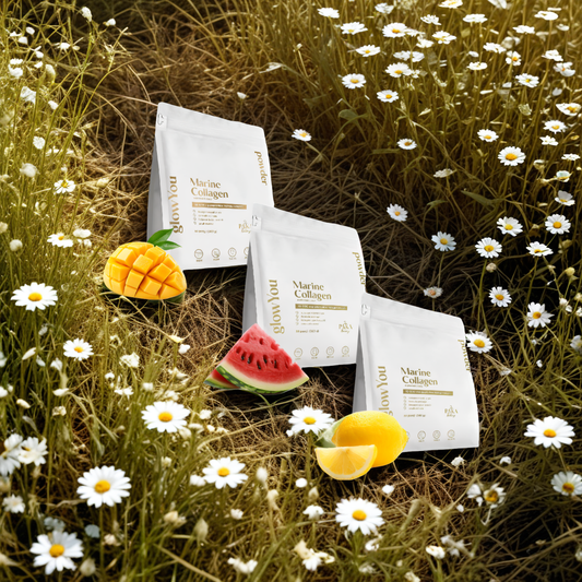 Kolagen morski glowYou Paka Natury - 10 000 mg - 30 porcji do picia o smaku Mango, Arbuz i Cytryna (Smak: mango)