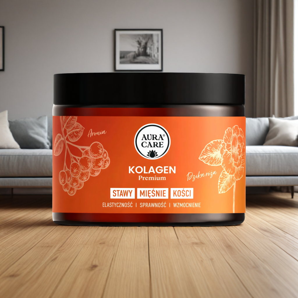 Kolagen premium aktywność Aura Care - Wsparcie mięśni i stawów - 200 g