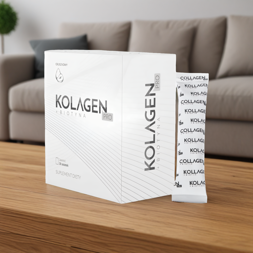 Kolagen PRO + Biotyna Nutricion House Naturalny kolagen rybi - 30 saszetek (Smak: pomaranczowy)