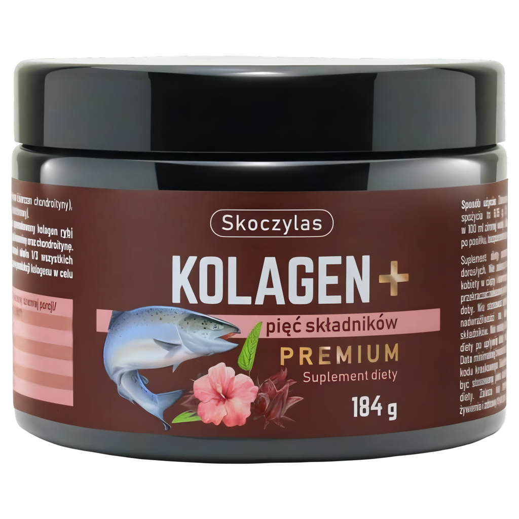 Kolagen z łososia + pięć składników PREMIUM Skoczylas - 184 g