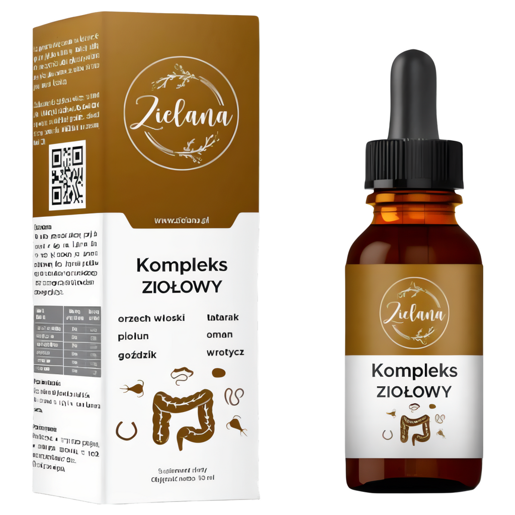Kompleks Ziołowy Zielana - Wsparcie w walce z pasożytami - 50 ml