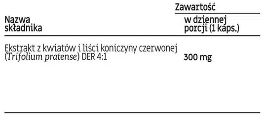 Koniczyna Czerwona Gloe - Wspiera kobiety podczas menopauzy - 60 kapsułek