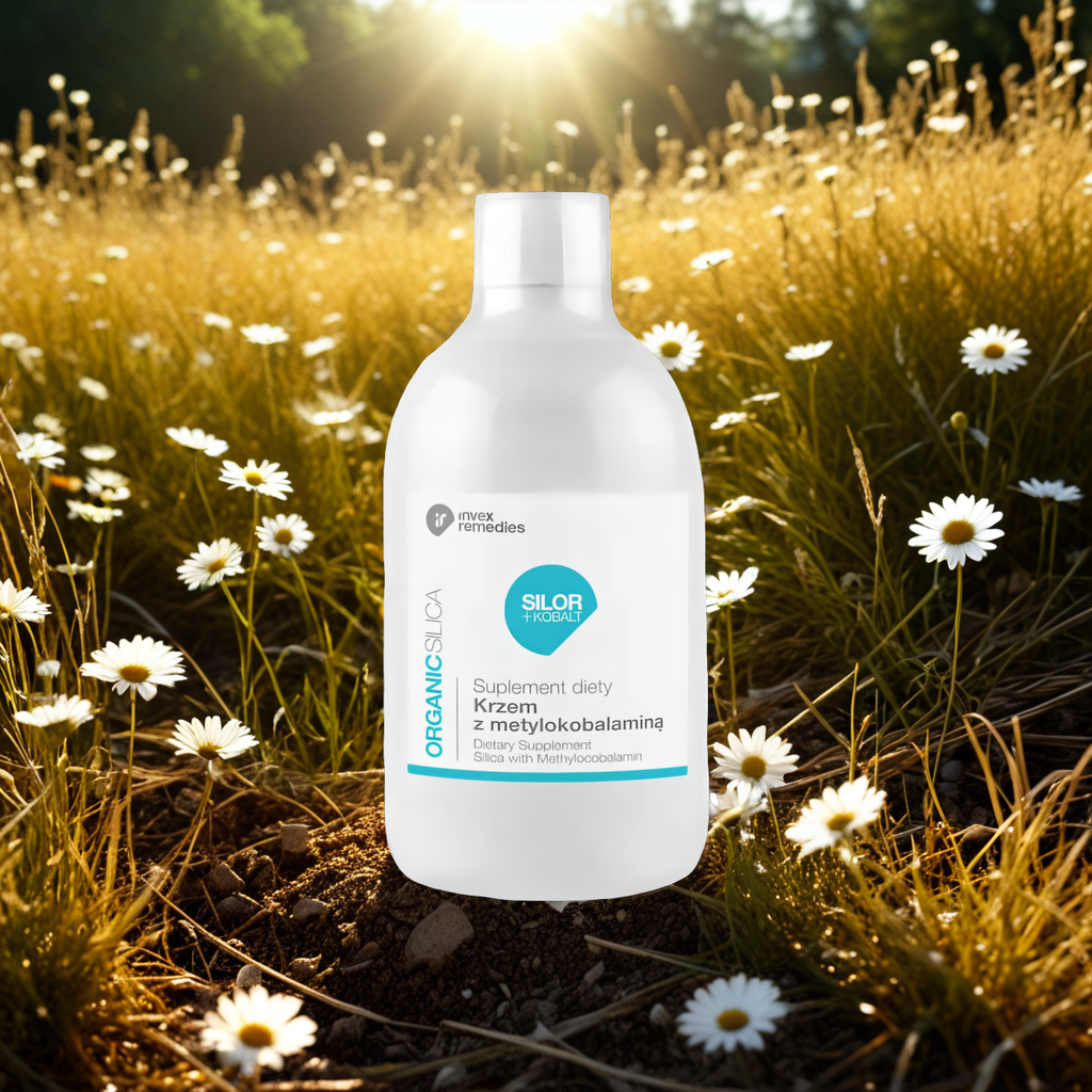 Krzem z metylokobalaminą - witaminą B12 SILOR+Kobalt Invex Remedies - 500 ml