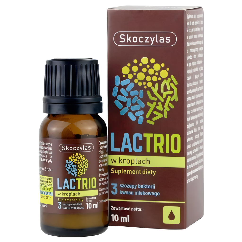 LACTRIO - 3 szczepy bakterii Probiotyk w kroplach Skoczylas - 10ml