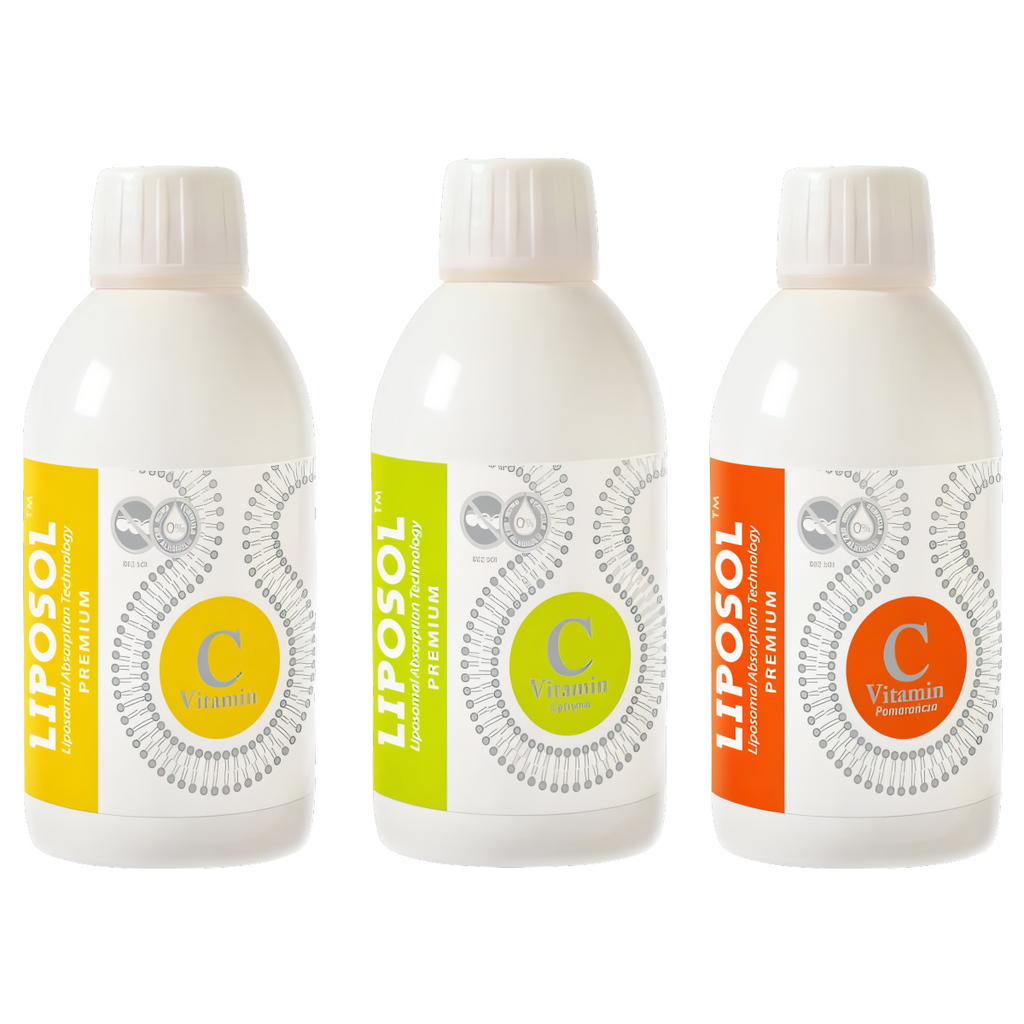 Liposomalna Witamina C 1000 LIPOSOL Aliness - Suplement diety w płynie - 250 ml (Smak: pomaranczowy)