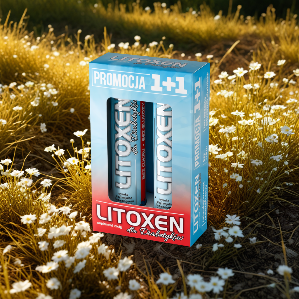 Litoxen Xenico Pharma - Dla Diabetyków - 2×20 tabletek musujących