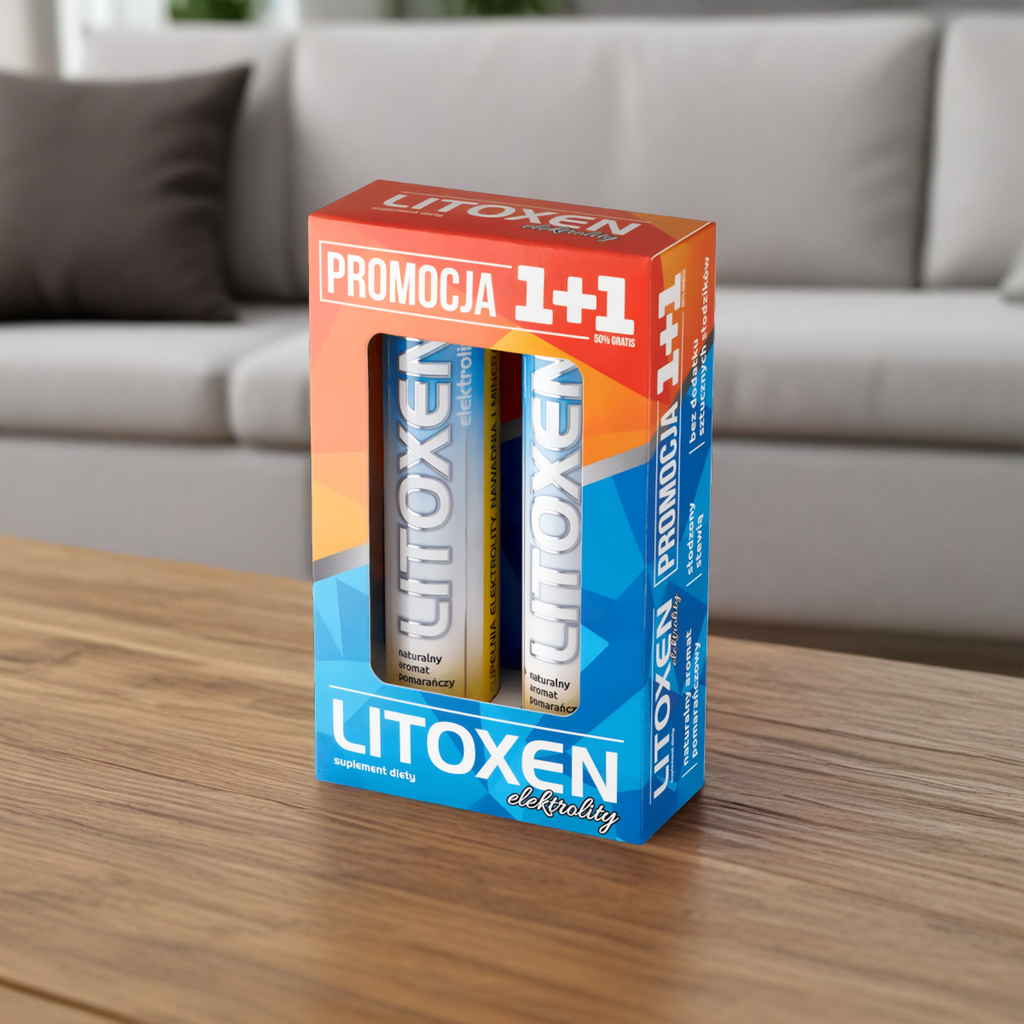 Litoxen Xenico Pharma - Elektorlity - 2 x 20 tabletek musujących