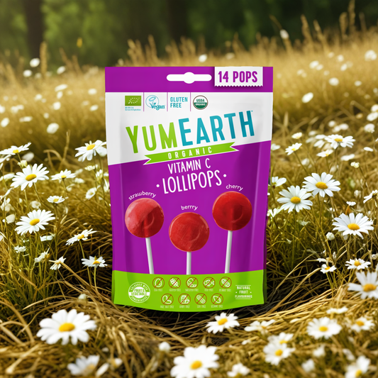 Lizaki Owocowe z Witaminą C EKO Trzy smaki YumEarth 87 g - 14 sztuk