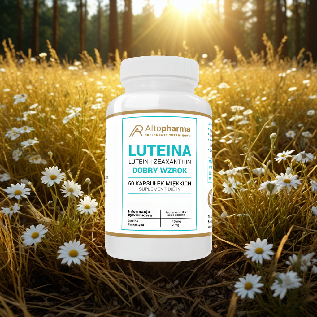 Luteina 40 mg Alto Pharma - Wspiera Twój dobry wzrok - 60 kapsułek