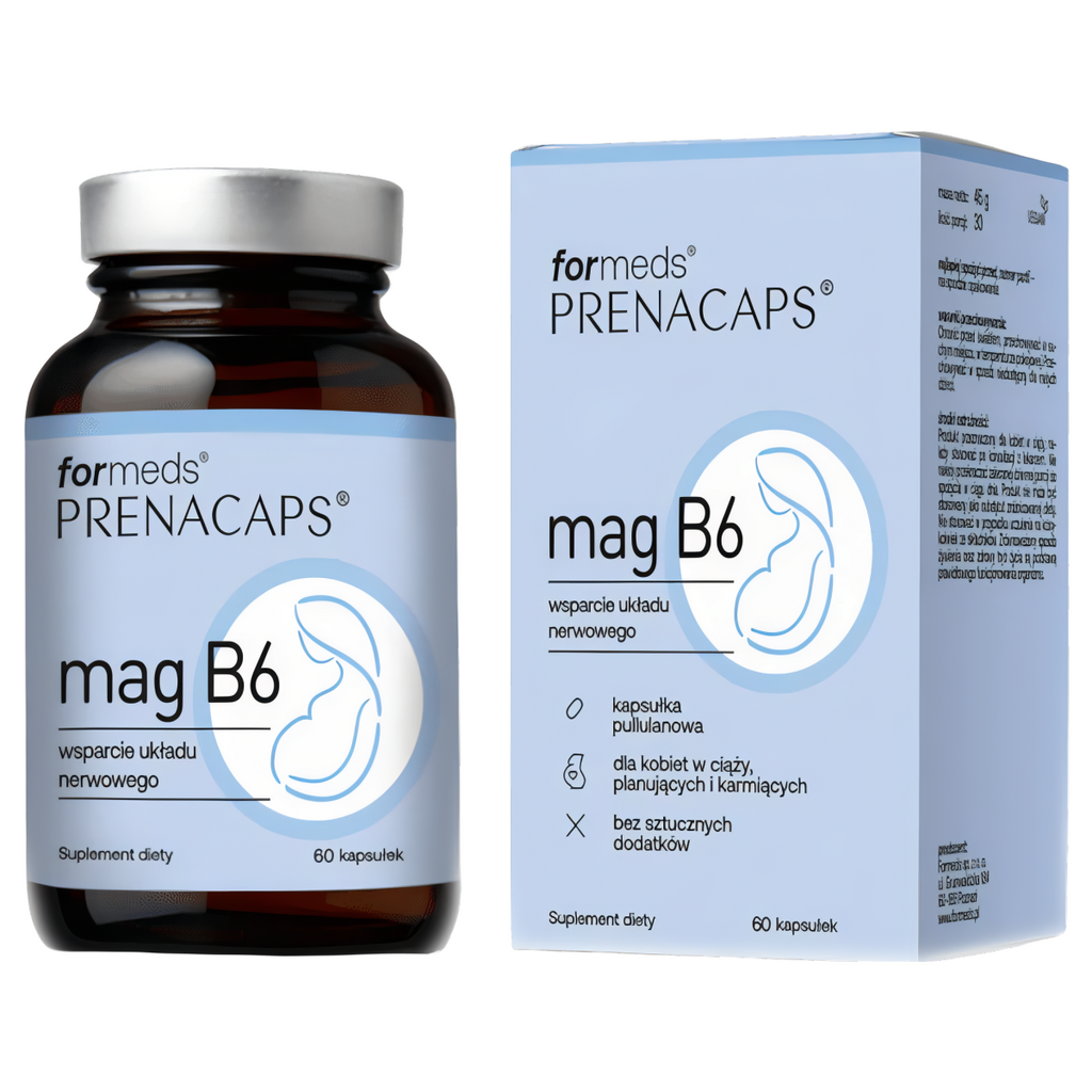 Mag B6 Formeds Prenacaps - Dla regulacji aktywności hormonalnej - 60 kapsułek