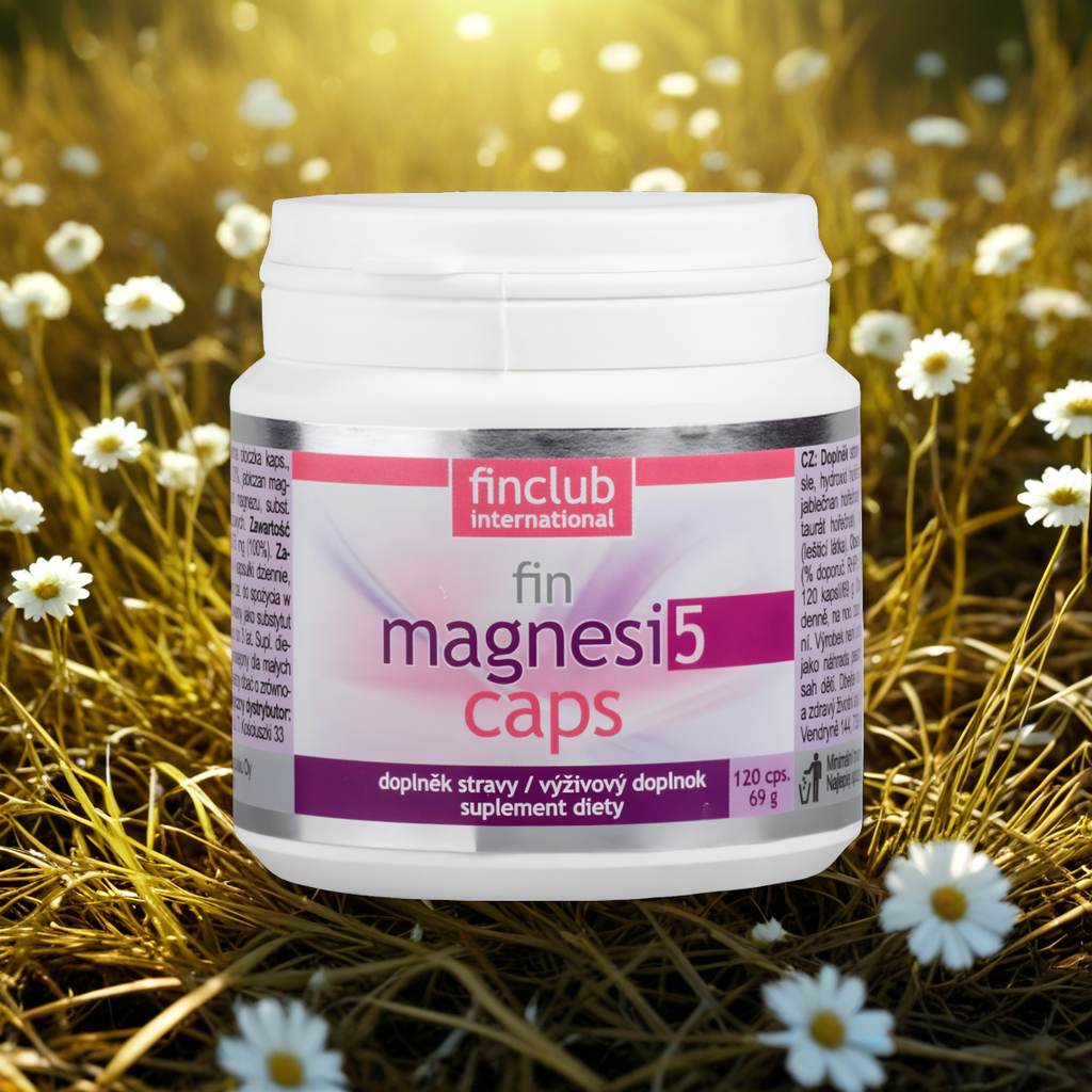 Magnesi5caps Finclub - Pięć form magnezu - 120 kapsułek