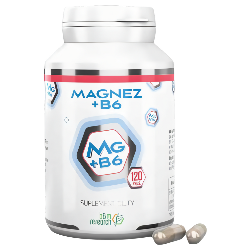 Magnez + Witamina B6 Botamed - Wsparcie układu nerwowego - 120 kapsułek