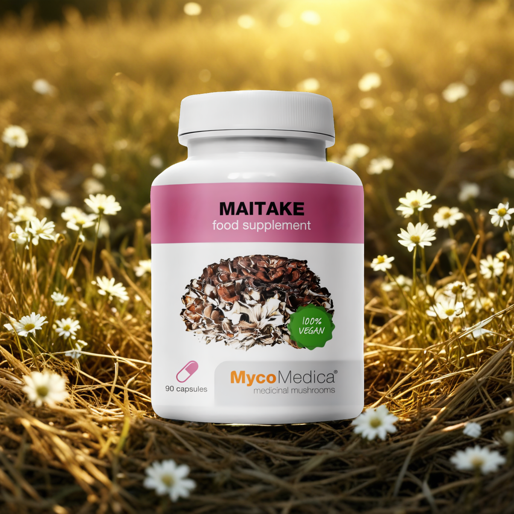 Maitake MycoMedica 500 mg - Wspiera prawidłowy metabolizm - 90 kapsułek