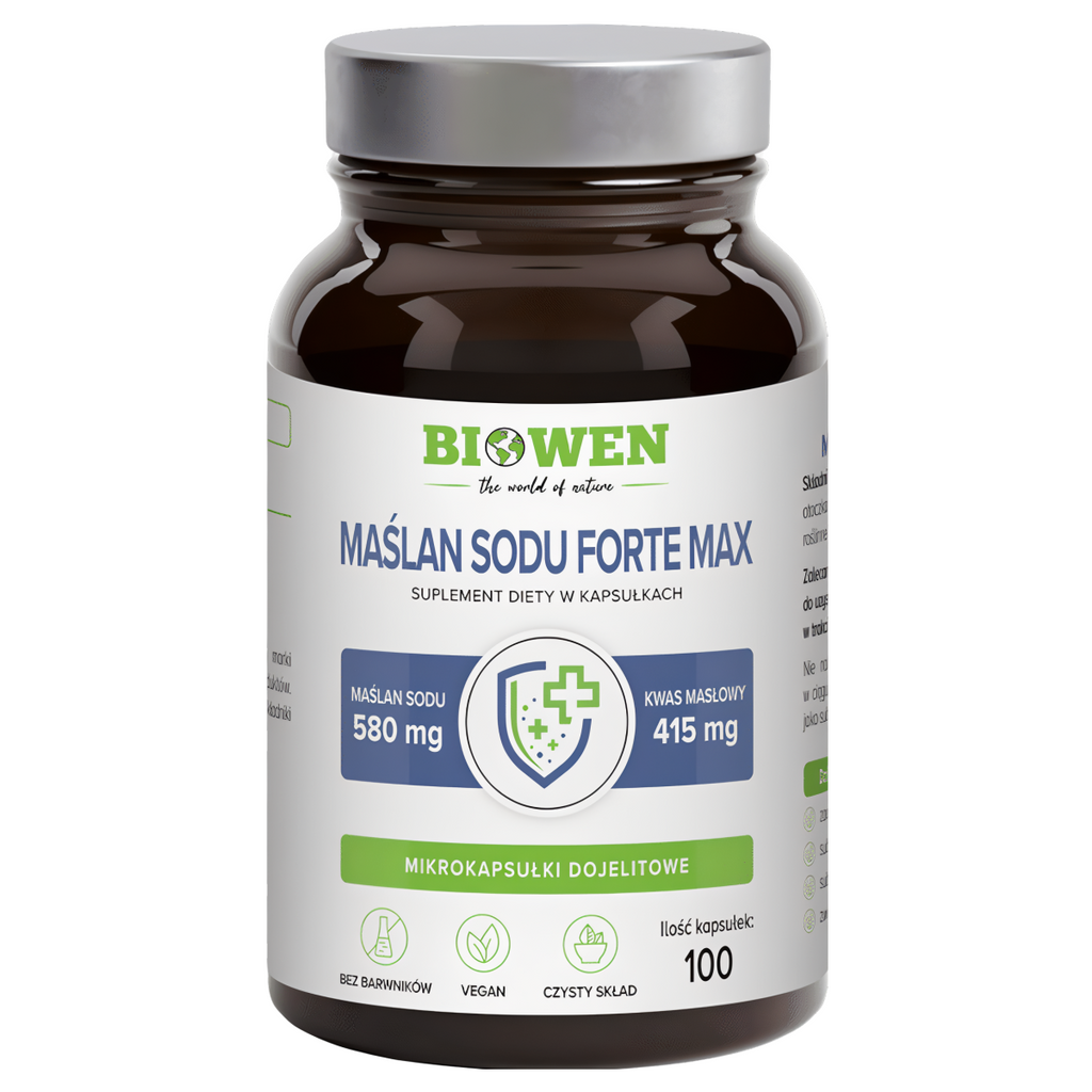 Maślan sodu Forte Max Biowen - 100 kapsułek