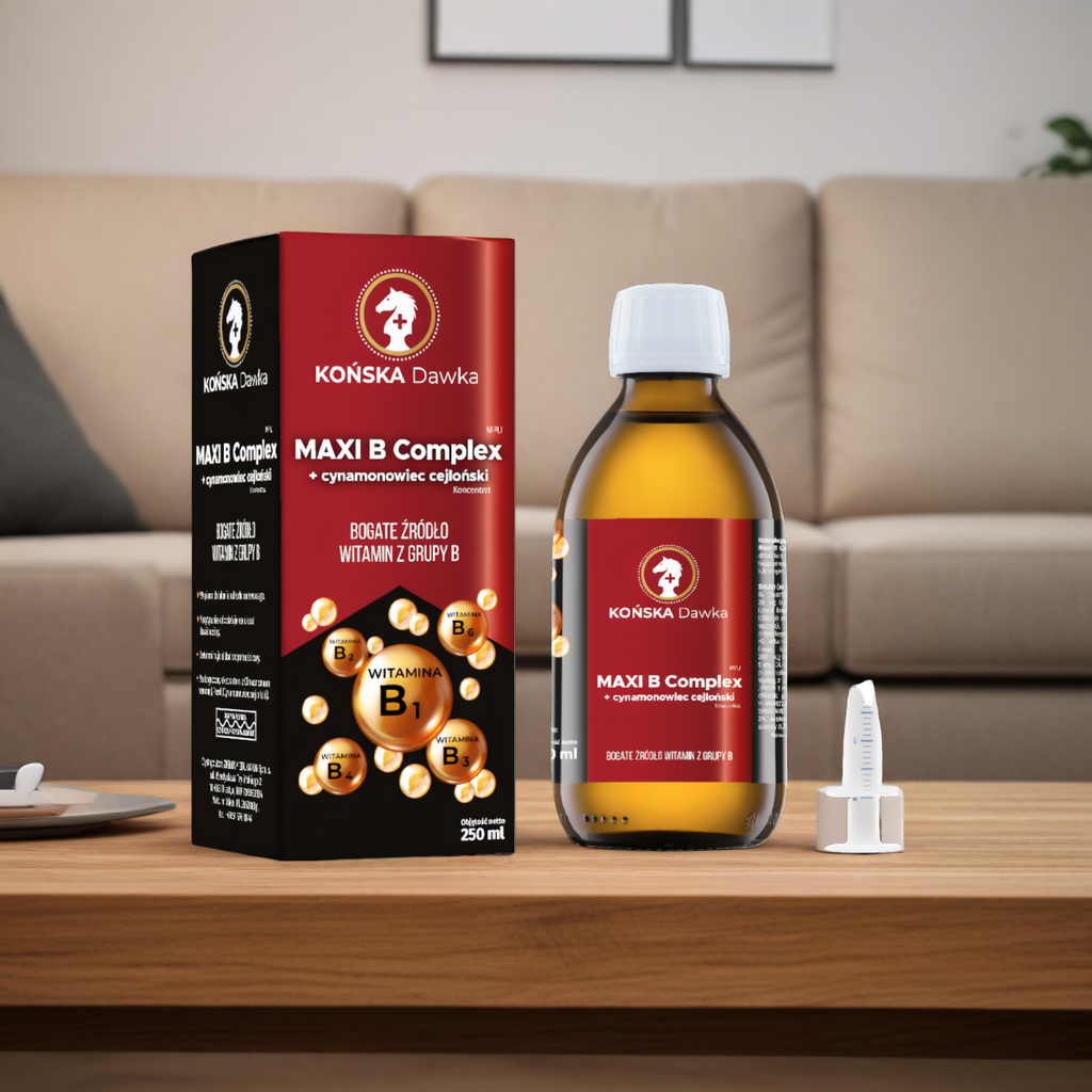 MAXI B Complex Końska Dawka - Cynamonowiec cejloński - 125 ml