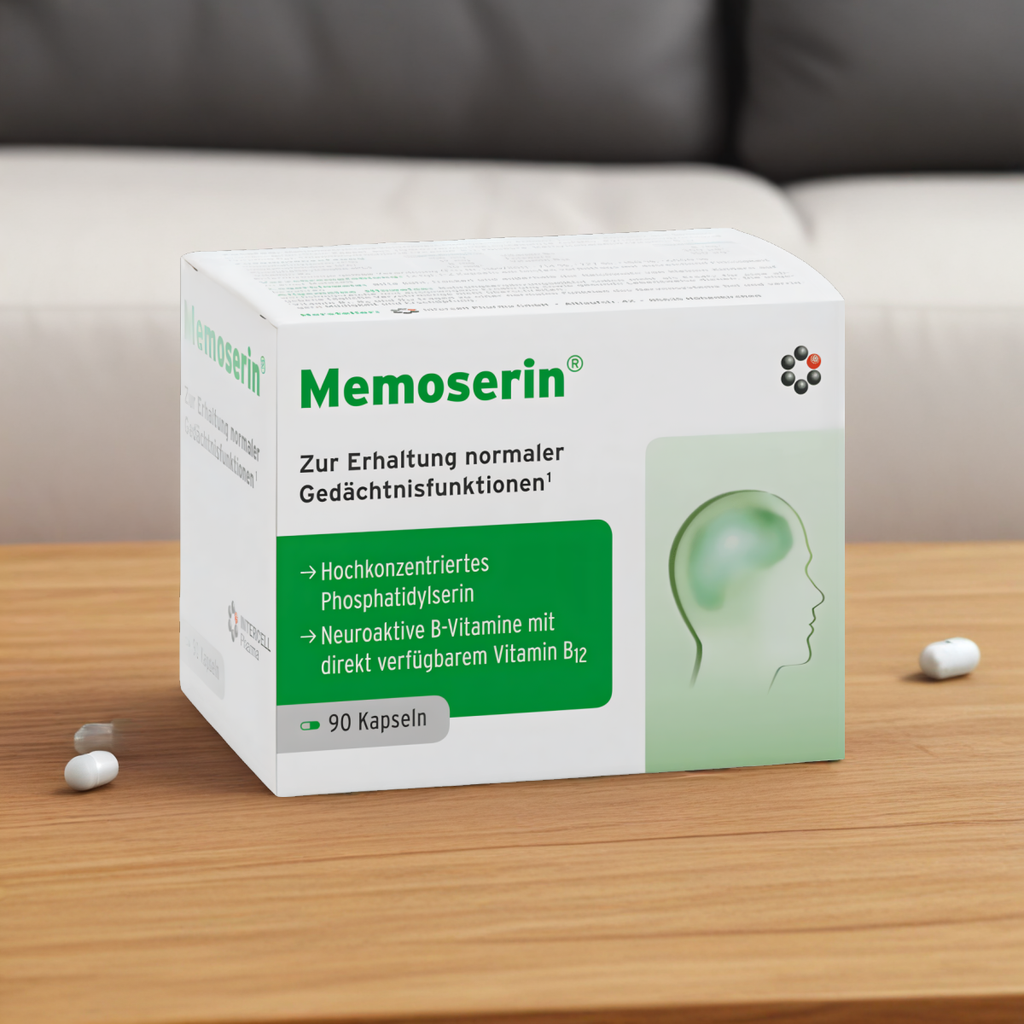 Memoserin Mitopharma - Wsparcie dla pamięci i koncentracji - 90 kapsułek