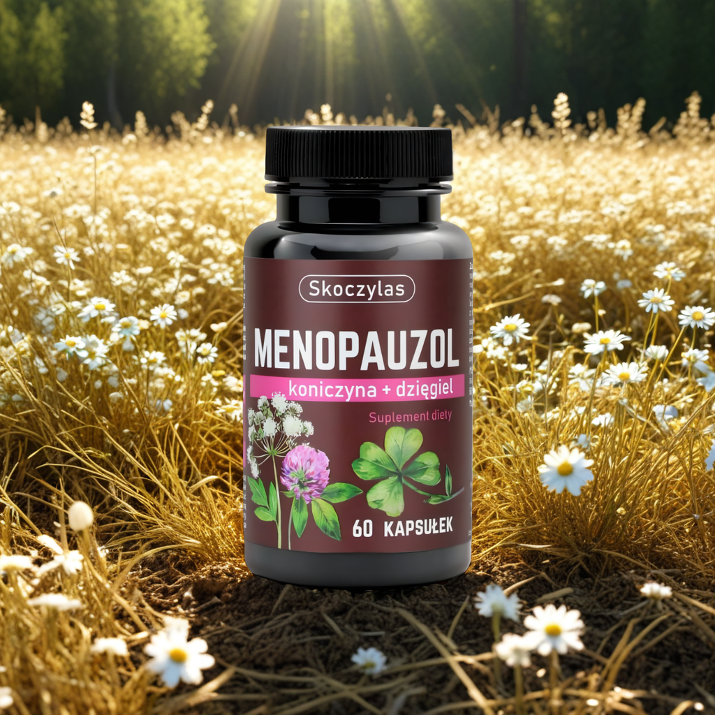 Menopauzol Koniczyna + dzięgiel Skoczylas - 60 kapsułek