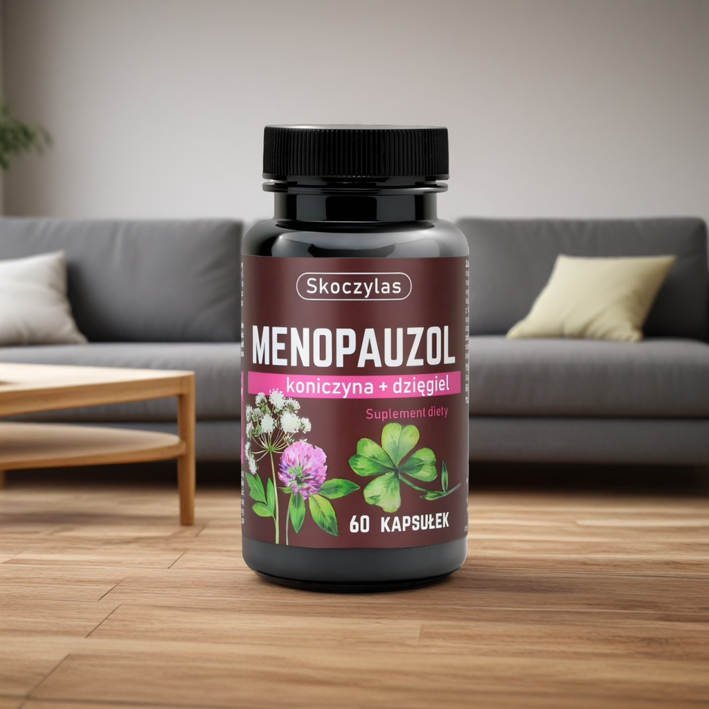 Menopauzol Koniczyna + dzięgiel Skoczylas - 60 kapsułek
