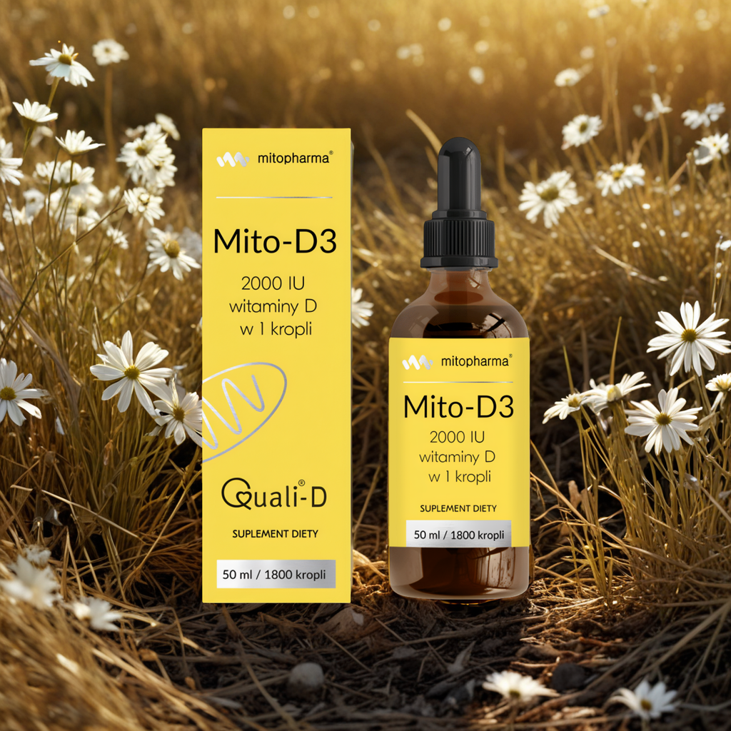 Mito D3 Mitopharma - 2000 IU Witamina D - 50 ml 1800 kropli