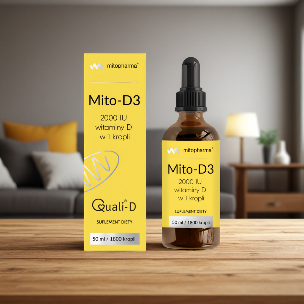 Mito D3 Mitopharma - 2000 IU Witamina D - 50 ml 1800 kropli