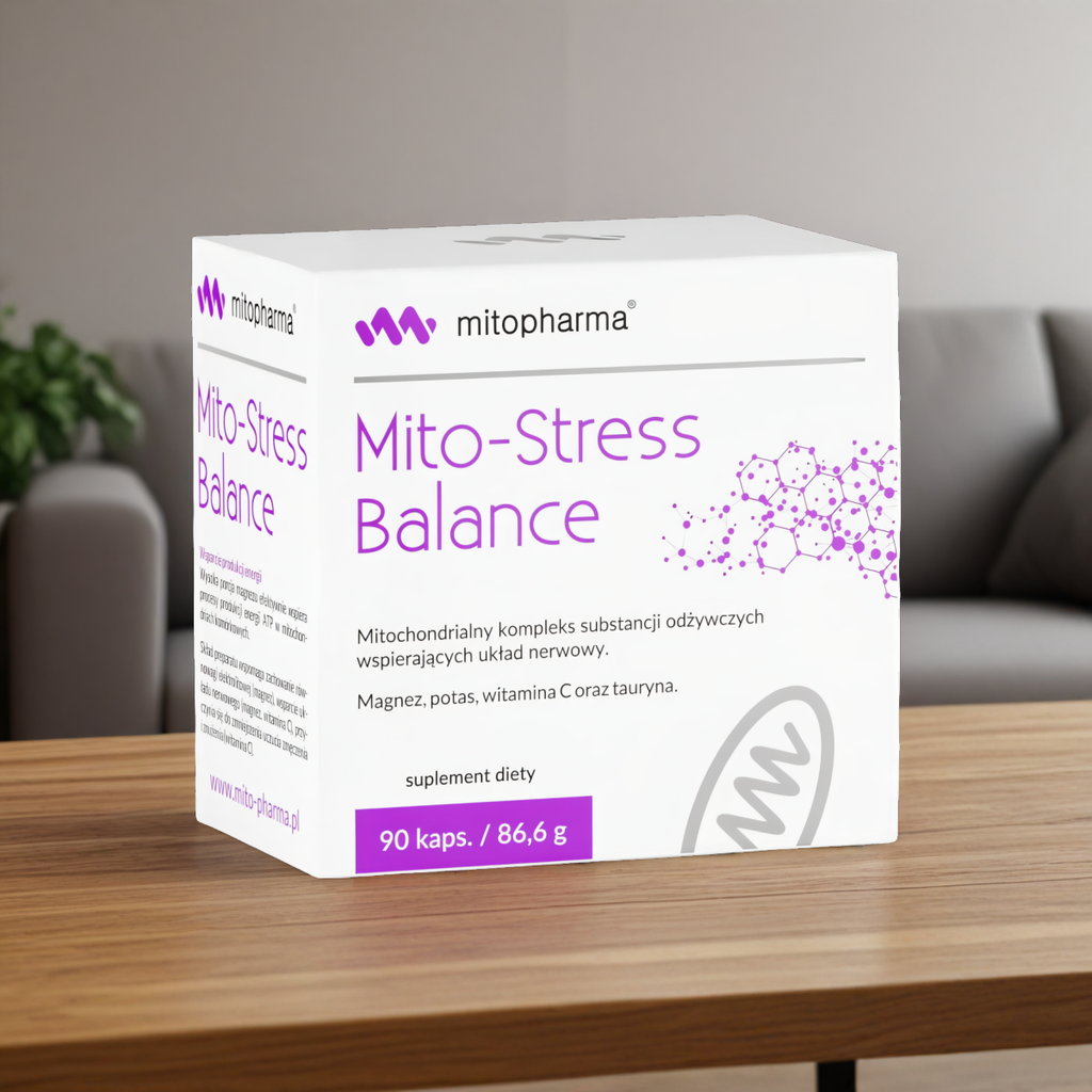 Mito Stress Balance Mitopharma - Wsparcie w walce ze stresem i zmęczeniem - 90 kapsułek