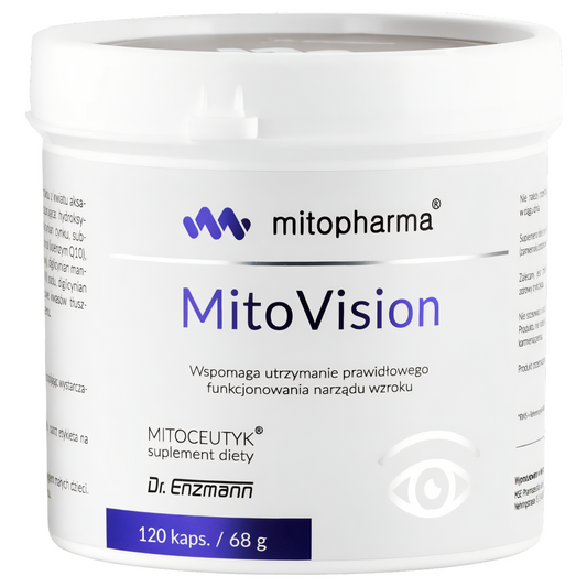 MitoVision Mitopharma - Wsparcie wzroku - 120 kapsułek