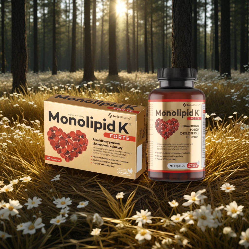 Monolipid K forte Xenico Pharma - Prawidłowy cholesterol (Opakowanie: 30-kapsulek)