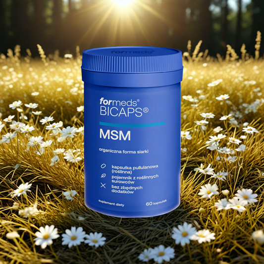 MSM siarka organiczna Formeds Bicaps - Wsparcie dla organzmu - 60 kapsułek