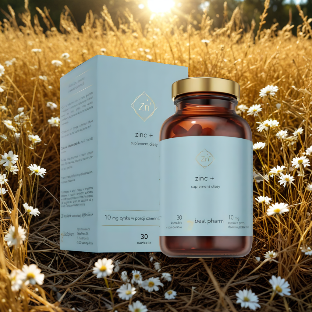 MyBest Zinc+ MyBestPharm - Dobrze przyswajalna forma cynku - 30 kapsułek
