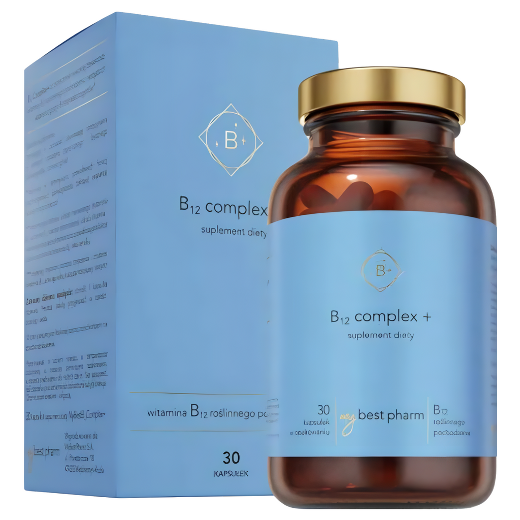 MyBestB12 Complex+ MyBestPharm - Kompozycja witamin z grupy B - 30 kapsułek