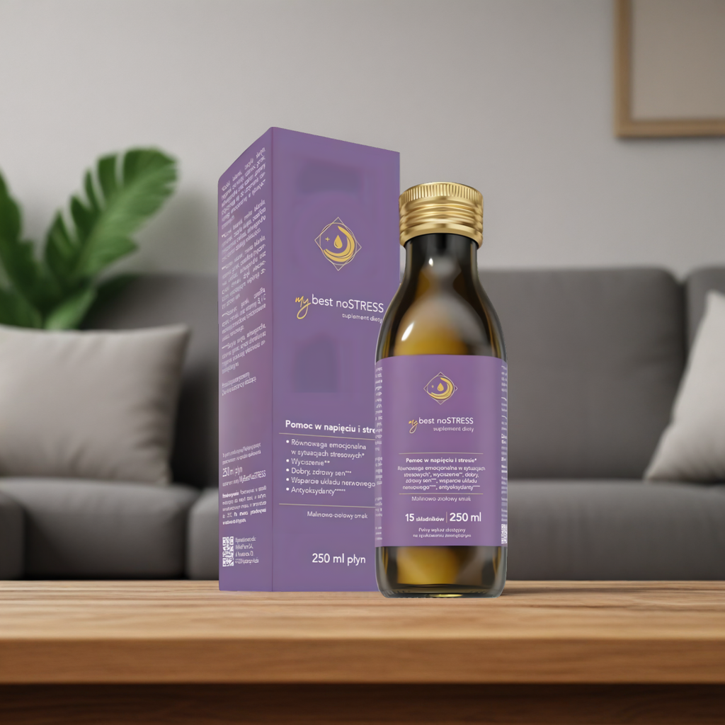 MyBestNoSTRESS Wpływa na zdolność radzenia sobie ze stresem MyBestPharm - 250 ml