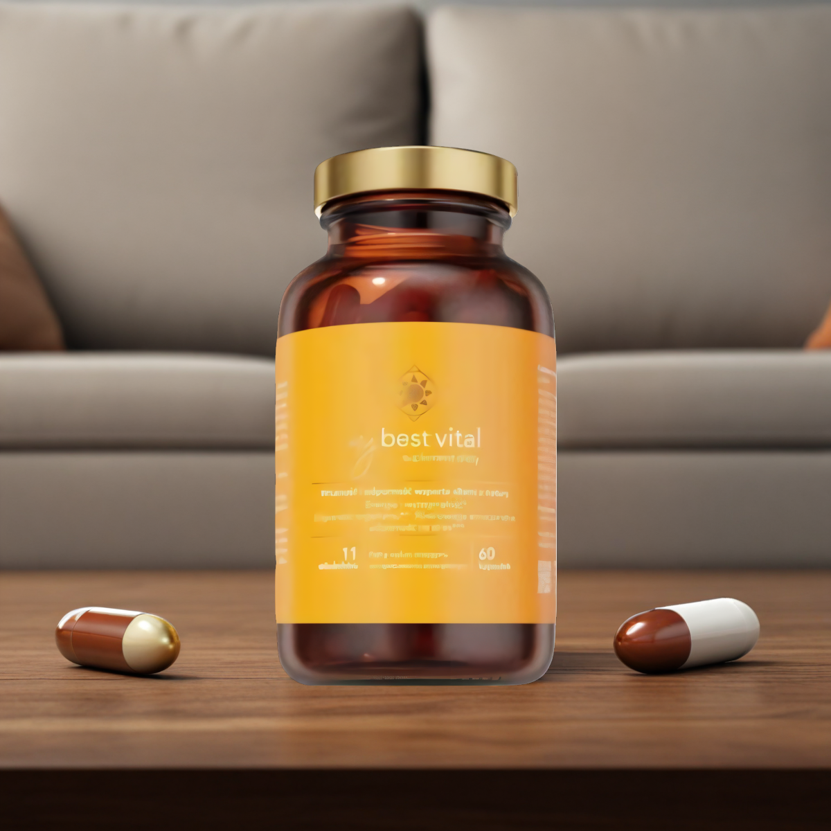 MyBestVital Naturalne źródło energii i odporności MyBestPharm - 60 kapsułek