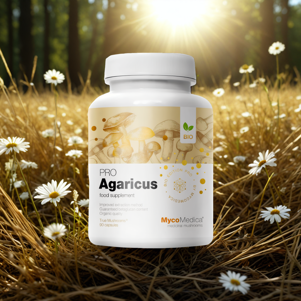 MycoMedica Agaricus PRO 35 % - Pieczarka brazylijska - 90 kapsułek