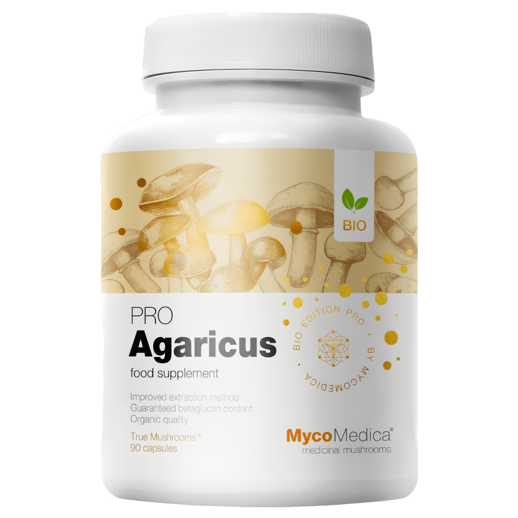 MycoMedica Agaricus PRO 35 % - Pieczarka brazylijska - 90 kapsułek