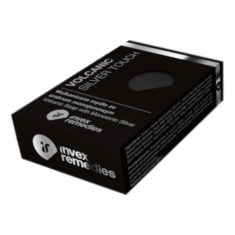 Mydło Wulkaniczne Invex Remedies - Ze srebrem monojonowym Ag - 100g