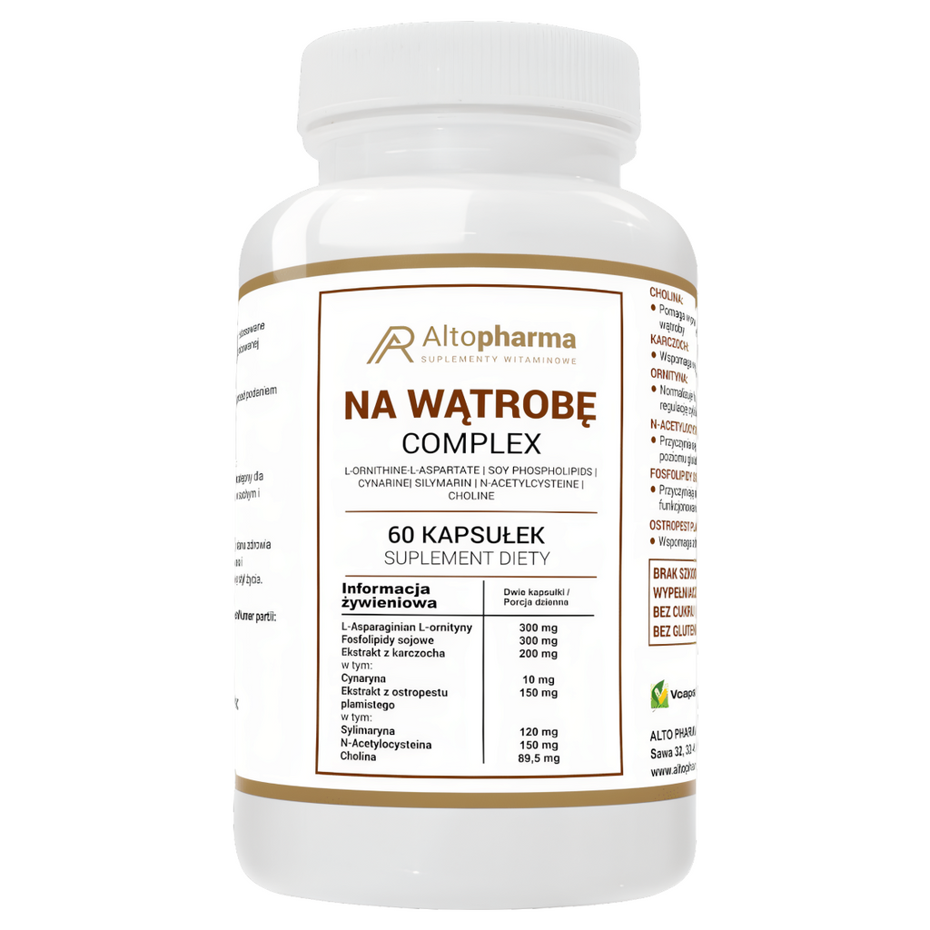 Na wątrobę complex Alto Pharma - Wspiera pracę wątroby - 60 kapsułek