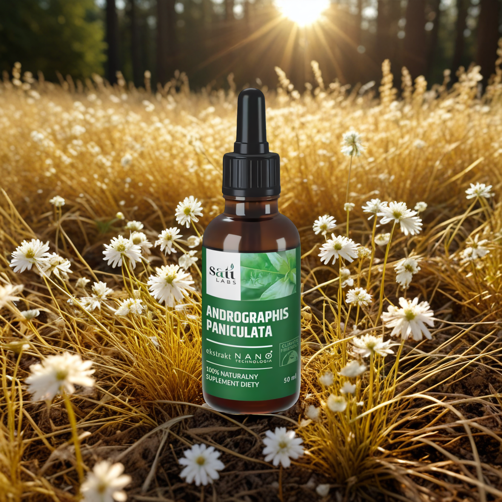 Nano Andrographis paniculata SATI Labs - Wzmacnia odporność, poprawia trawienie - 50 ml