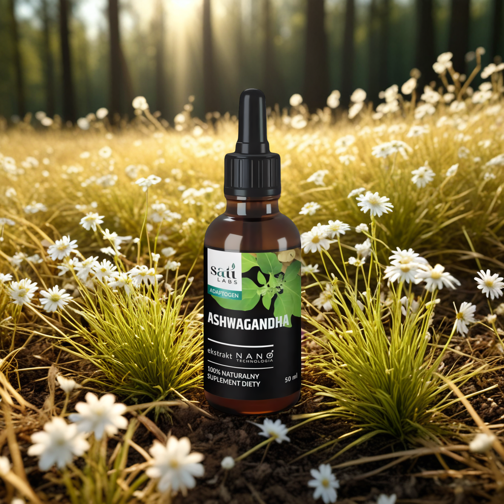 Nano Ashwagandha SATI Labs - Pomaga organizmowi radzić sobie ze stresem - 50 ml